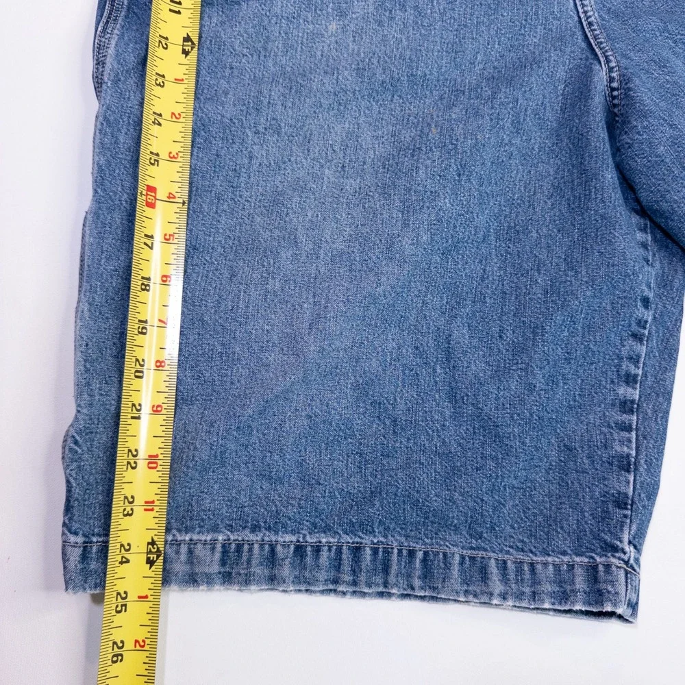 JNCO Handyman Carpenter Denim Shorts Mens 40 Blue Excellent Vintage Baggy 90s